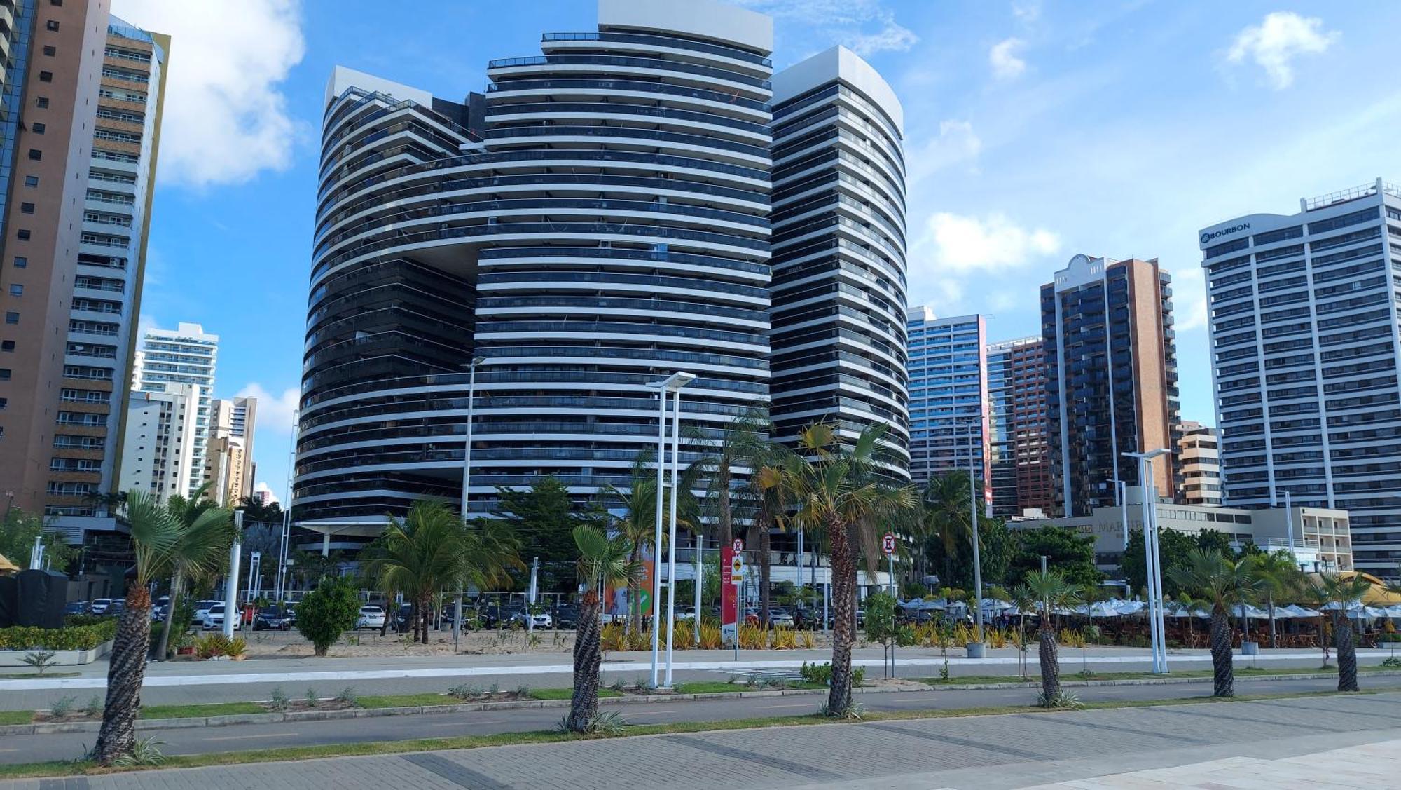 Ed Landscape 3 Quartos Frente Mar Apartman Fortaleza  Kültér fotó