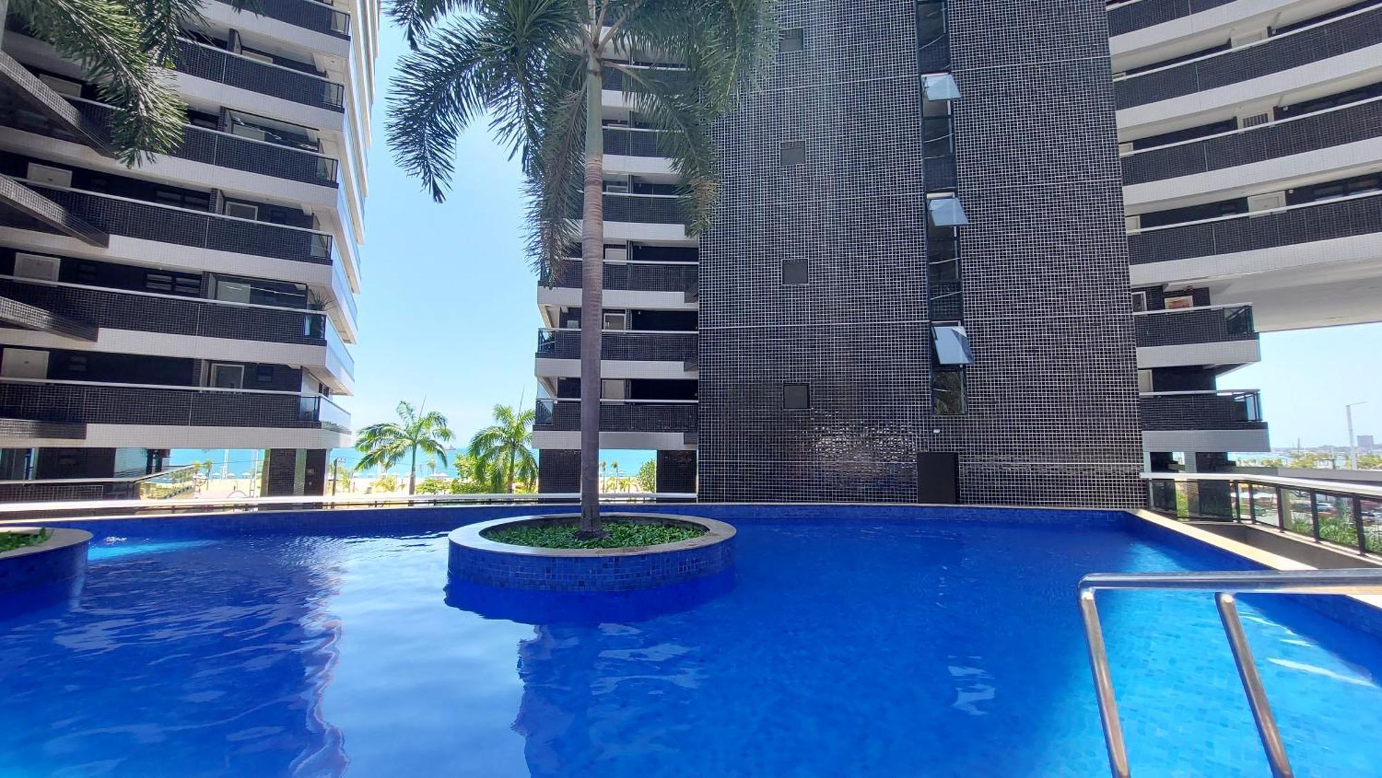 Ed Landscape 3 Quartos Frente Mar Apartman Fortaleza  Kültér fotó